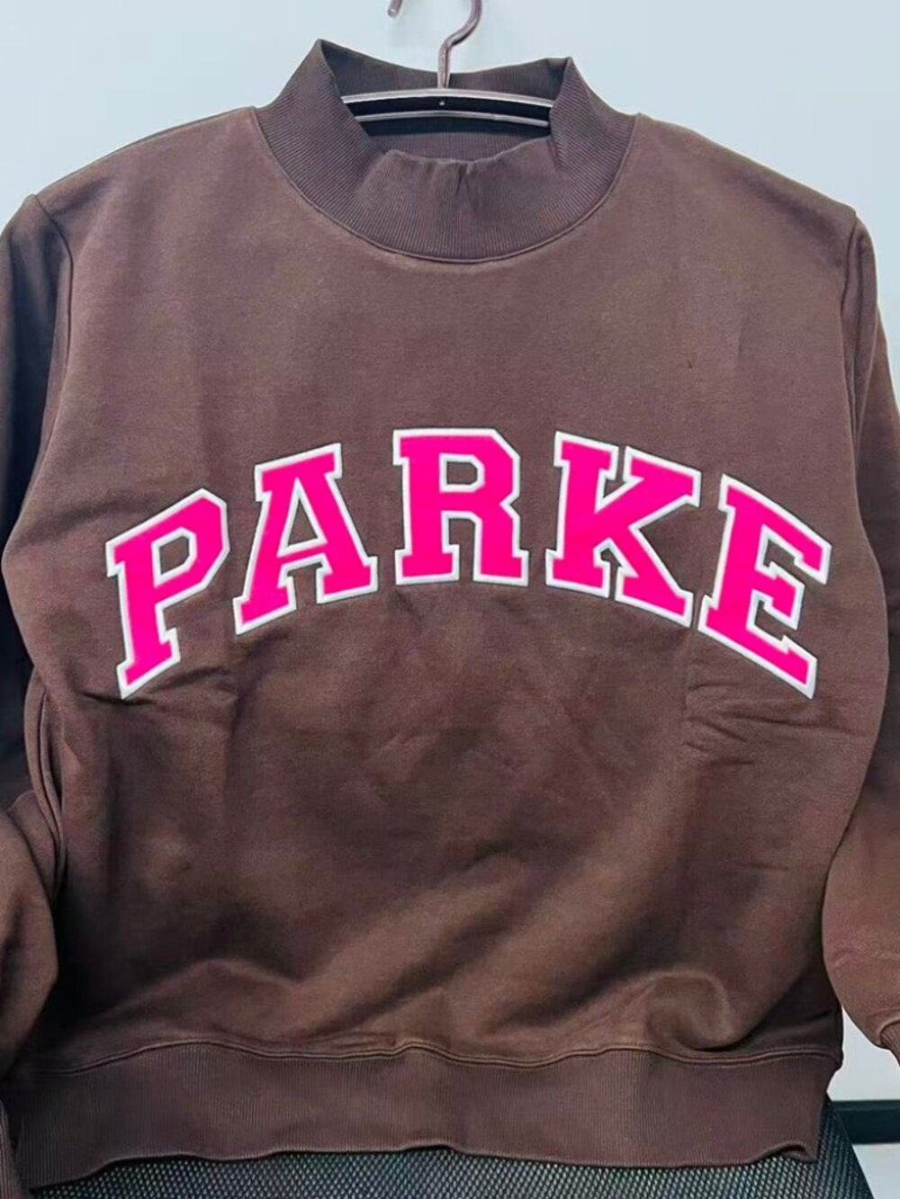 Parke x Dunkin Brown Mock Neck Sweatshirt S/M